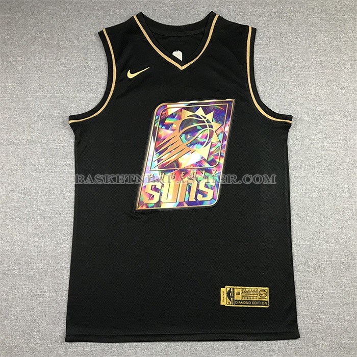 Maillot Golden Edition Phoenix Suns Devin Booker NO 1 2021-22 Noir